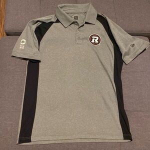 Ottawa Redblacks Grey & Black Golf Shirt Polo Men’s Medium CFL Canadian Football